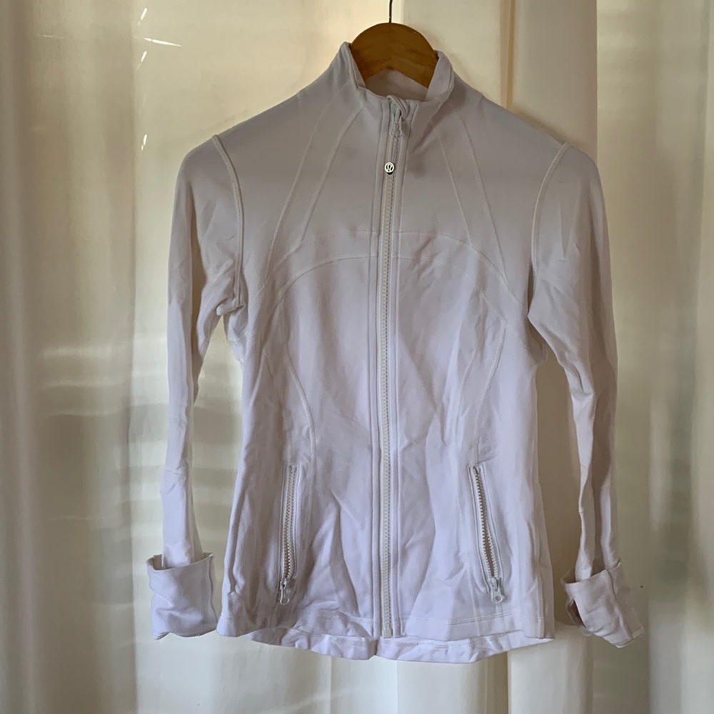 White Lululemon jacket